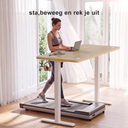Devoko Elektrisch Verstelbaar Zit-Sta Bureau 100x60 cm Breed – Hoogte 73–118 cm – 2 Geheugenstanden, Zit-Herinnering, LED-Display en USB – Draagvermogen 70 kg – Beige — thumbnail 3