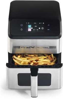 Airfryer Multikoker - Heteluchtfriteuse Multifunctioneel - Gezond Koken - WIFI-Verbinding Digitaal - 7L - Zwart — thumbnail 3