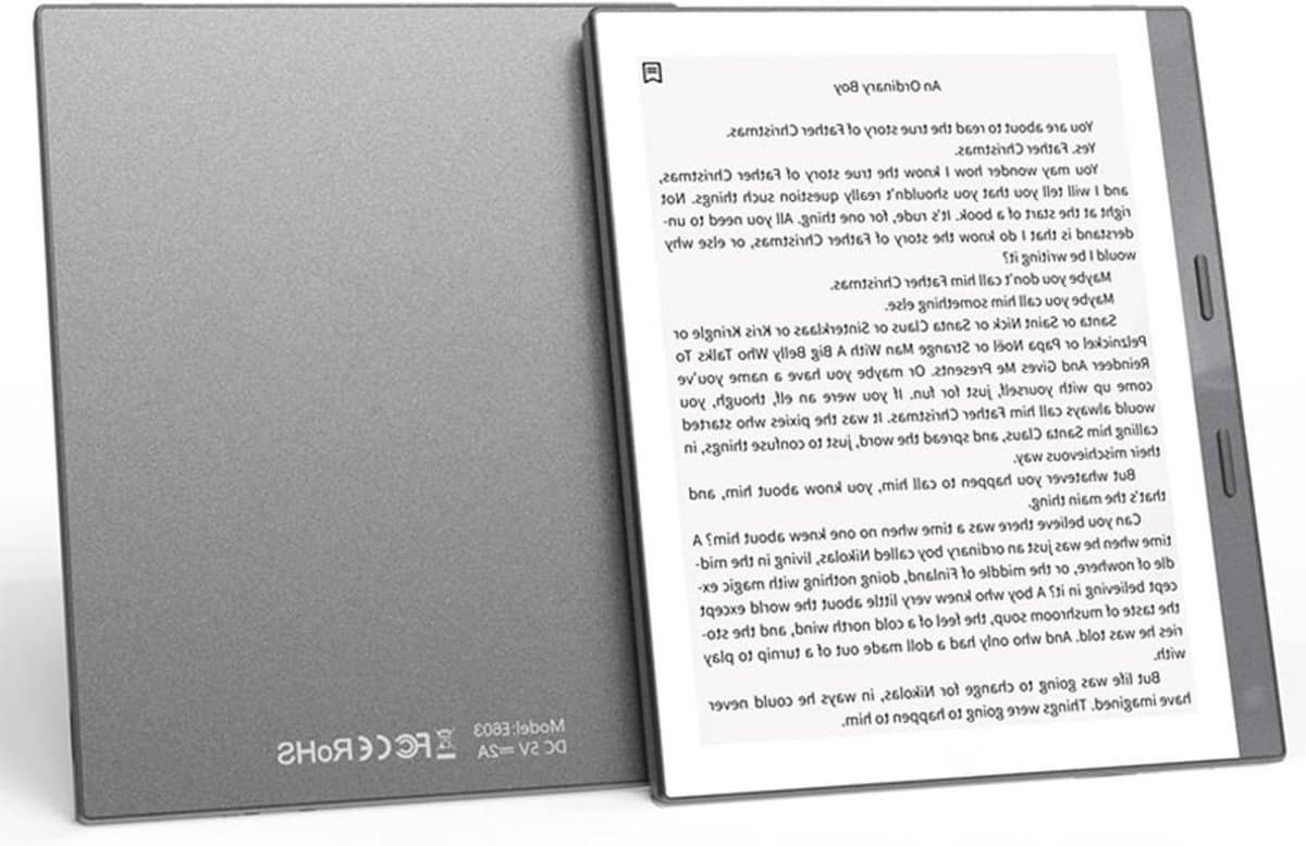 E-reader - Elektronisch boek - Lezen onderweg - Instelbare kleurtemperatuur - 5.76 inch - Grijs — afbeelding 1