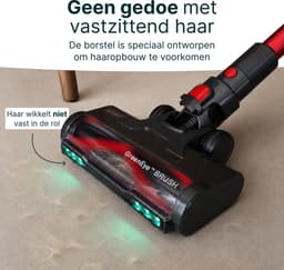 Vivid Green 500W Steelstofzuiger - Met Dweilfunctie - Kruimelzuiger - Flexibele Stang - Stofzuiger 35000Pa Zuigkracht — thumbnail 3