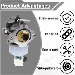 Carburateur voor Grasmaaiers - Compatibel met Craftsman LT1000 - Reserveonderdeelnummers 594593/594605 - Geschikt voor Toro 71286/71427 - 20 pk/21 pk Motor - Brede Compatibiliteit - Motorcarburateur — thumbnail 5