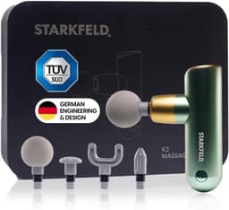 Thijox - Compact massagepistool voor diep weefsel | Stil & krachtig | 2 opzetstukken | Ultra licht & draagbaar | Elegant design voor spierregeneratie — thumbnail 1