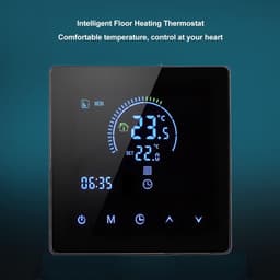 Slimme Thermostaat - Verwarmingsregeling - Comfortabel Leven - Programmeerfunctie - 41x86x86 cm - Zwart — thumbnail 4