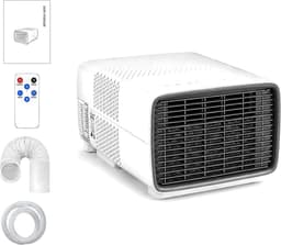 Draagbare airco 2700 BTU stille mini airconditioner voor camper en camping met ontvochtigen 280W compacte koeling — thumbnail 1
