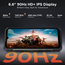 DOOGEE Fire 5 Ultra - Smartphone - Robuuste Smartphone - 36GB RAM + 128GB ROM/2TB TF - Android 16 - 13000mAh/18W - 6,6 inch 90Hz Scherm - IP68 Waterdicht - 1200LM Kampeerlamp - Gemini AI - NFC & GPS - Face ID - Grijs — thumbnail 5