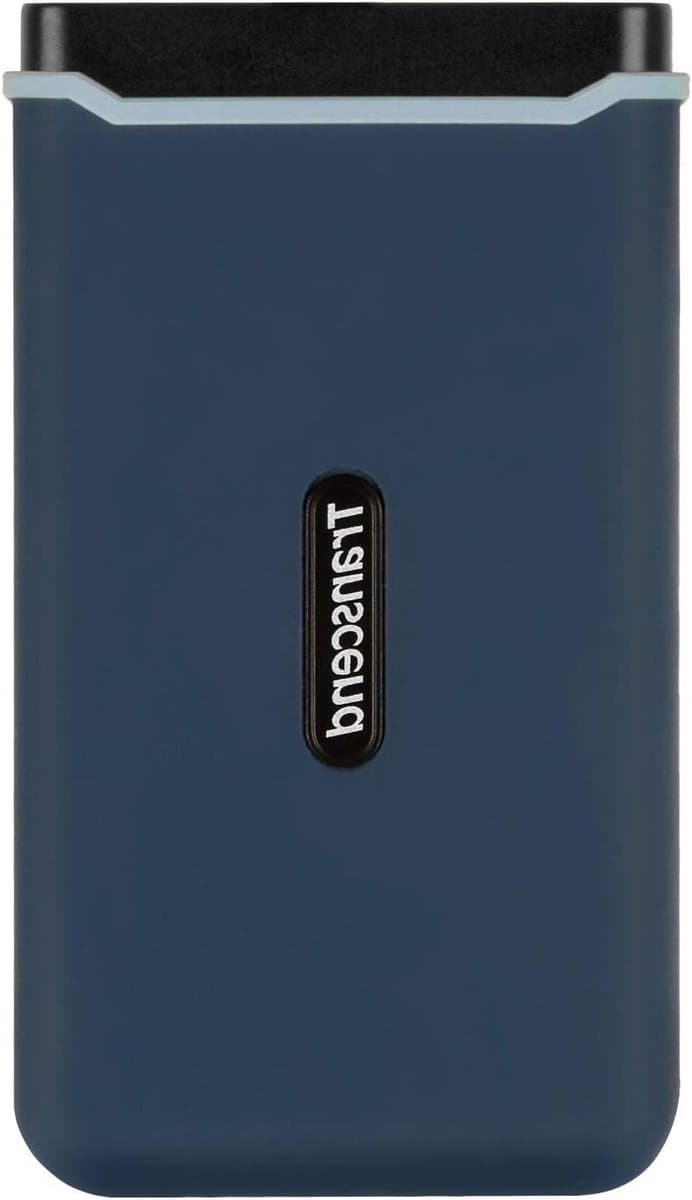 Externe SSD - Draagbare Opslag - Bestanden Overzetten - Schokabsorberend Ontwerp - 500GB - Marineblauw — afbeelding 1