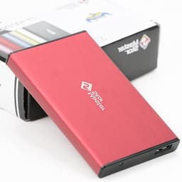 Externe Harde Schijf - Draagbare Opslag - Bestanden Opslaan - Super-Speed USB 3.0 - 120 GB - Rood — thumbnail 1