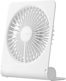 Solvix tafel ventilator geluidloos - Draagbare Tafelventilator - USB Oplaadbaar - 4500mAh Batterij - 160 Graden Draaibaar - Voor Thuis, Kantoor en Camping — thumbnail 1