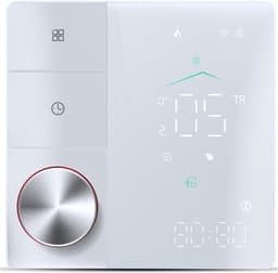 Slimme Thermostaat - Vloerverwarming Controle - Energie Besparen - AI Smart Learning - 12.5mm Inbouw - Wit — thumbnail 1