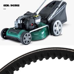 Aandrijfriem Getand L750xB10xD8mm - Compatibel met QUALCAST XSZ46B - Benzine Grasmaaier - Rekbestendig - Oliebestendig - Schokabsorberend - Grasmaaier Riem — thumbnail 3