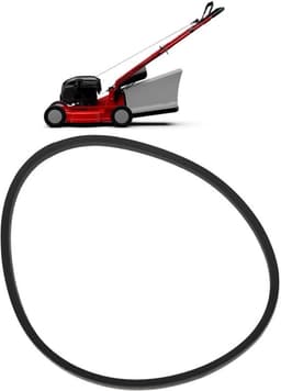Grasmaaier V-snaar - Buitenlengte 698 mm - Binnenlengte 660 mm - Breedte 9,5 mm - Compatibel met Sabo 43 Vario - Hoogwaardig rubbermateriaal - Slijtvast en duurzaam - V-riem — thumbnail 2