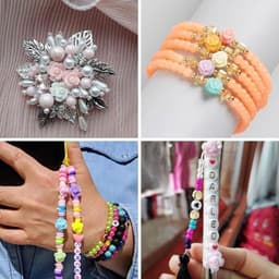 40 roze schelpkralen met bloemvorm voor sieraden maken, natuurlijke zeeschelpen in diverse maten voor creatieve en unieke handgemaakte accessoires — thumbnail 5