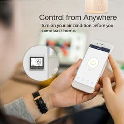 Wifi Thermostaat - Temperatuurregelaar Vloerverwarming - Energie Besparen - Spraakbesturing Compatibel - 16A - Zwart — thumbnail 3