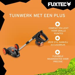 Snoerloze Grasmaaier - Handmaaier Gazonmaaier - Kleine Tuinen Onderhouden - Flexibele Kogelkopbediening - 220 mm Maaibreedte - Zwart — thumbnail 4