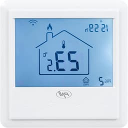 Slimme Thermostaat - Verwarming Regelaar - Vloerverwarming Instellen - App Bediening - 8.6 cm - Wit — thumbnail 1