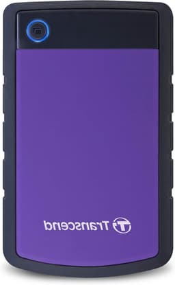Externe Harde Schijf - Opslagapparaat Data - Bestanden Opslaan - Militaire Schokbescherming - 1TB - Paars — thumbnail 1