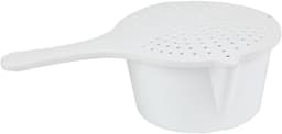 Magnetron Kookpot - Snelle Pastapan - Groenten Koken - Met Zeef Deksel - 26.67 x 16.51 x 8.26 cm - Wit — thumbnail 1
