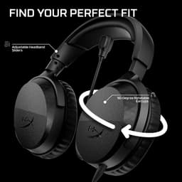 HyperX Cloud Stinger 3 Gaming Headset - Boom Mic - PC/PS5/Nintendo Switch 2/MAC/Mobile - Zwart — thumbnail 2