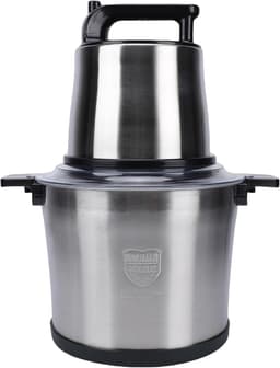 Keukenmachine - Voedselhakker Deegkneder - Maaltijden Bereiden - Krachtige 1800W Motor - 10L Kom - Zilver — thumbnail 1