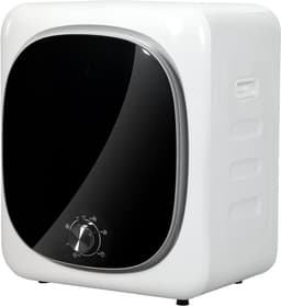 TEKROA® elektrische wasdroger - 800W 4kg met ventilatie, 5 droogstanden, roestvrijstalen trommel, voorlader - wit — thumbnail 3