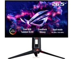 ASUS ROG Swift OLED PG27UCWM - 4K UHD Tandem RGB OLED - USB C 96W - 0.03ms - 4K 240Hz, FHD 480Hz Dual Mode - 27 Inch