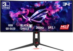 ASUS ROG Swift OLED PG34WCDN 34'' Curved 4K UHD gaming monitor — thumbnail 1