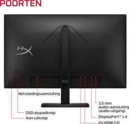 HyperX OMEN 24 G2 Gaming Monitor - 23,8 Inch Full HD IPS - 180Hz - 1ms - AMD FreeSync — thumbnail 3