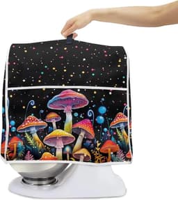 Standmixerhoes - Keukenmachinehoes Beschermhoes - Keuken Opbergen - Met Handvat en Vakken - 37 cm Hoog - Mushroom Galaxy — thumbnail 4