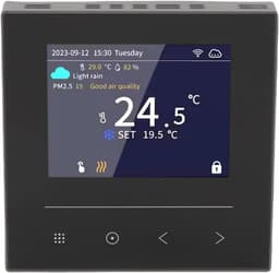 Slimme Thermostaat - Verwarming Regelaar - Huiscomfort Beheren - WiFi App Bediening - ABS Materiaal - Wit — thumbnail 1