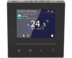 Slimme Thermostaat - Verwarming Regelaar - Huiscomfort Beheren - WiFi App Bediening - ABS Materiaal - Wit
