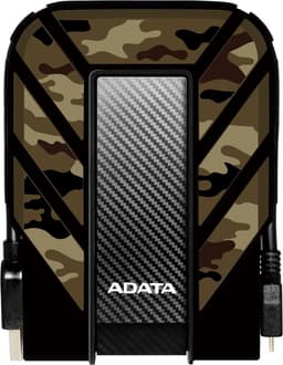 Externe Harde Schijf - Draagbare Opslag - Gegevens Beschermen - Militaire Schokbestendigheid - 2TB Capaciteit - Camo — thumbnail 1