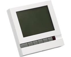 Slimme Thermostaat - Temperatuurregelaar - Energie Besparen - App Bediening - 86x86mm - Wit