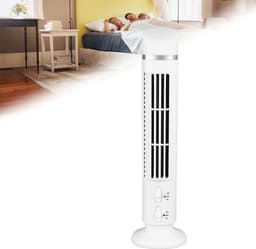 Bladloze oscillerende torenventilator - Draagbare, stille USB-koelventilator voor kantoorgebruik — thumbnail 1