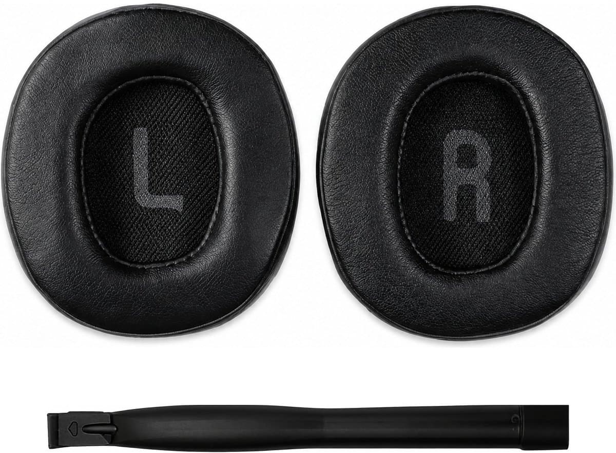 Set Oorkussens voor JBL Koptelefoon - Compatibel met Tune 770NC/770/760NC/T760NC/750BTNC/760BTNC/720BT/720/710BT/700BT/700BTNC/750BT - Kunstleer met Traagschuim — afbeelding 1