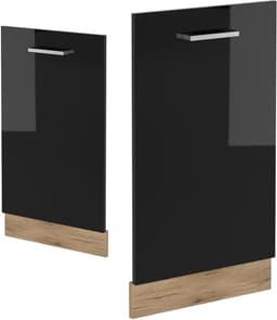 Vaatwasser Paneel - Keukenfront Front - Keuken Integratie - Volledig Geïntegreerd - 45 cm - Zwart Hoogglans — thumbnail 5