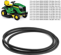 Dailygoods- Grasmaaierdekriem Gemodificeerd - Hoogwaardig Rubber - Betrouwbaar Accessoire - Geschikt voor LA105/LA110/LA115 - Eenvoudig te Installeren - Corrosiebestendig - Maaierriem — thumbnail 2