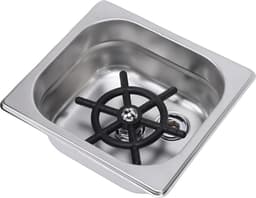Automatische Glas Spoeler - Bekerwasser Keuken - Snel Bekers Reinigen - Hogedruk Reiniging - 17.5 cm - Zilver — thumbnail 5