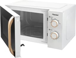 Bestron AMN200NH Magnetron 20 Liter - Compacte Solo Magnetron - 5 Vermogensstanden - Mechanische Timer met Automatische Uitschakeling - Ontdooifunctie - Draaiplateau - Vrijstaande Magnetron voor Keuken, Studenten, Kleine Huishoudens - Wit — thumbnail 2