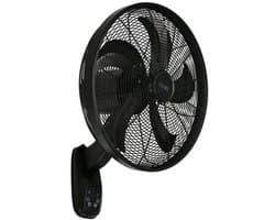 Lucci AIR Glide DC WV Wandventilator 36 W Zwart