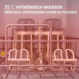 JCP® Mini Vaatwasser - Campinggebruik - Tafelvaatwasser - Wit - 44cm x 42cm x 47cm — thumbnail 2
