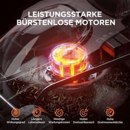 Accu Grasmaaier – Elektrische Grasmaaier – Draadloze Grasmaaier – Tuinmaaier – Gazonsnijder – Borstelloze Motor – 33 cm Maaibreedte, 4,0 Ah Accu, 30L Opvangbak, 25-65 mm Maaihoogte — thumbnail 3