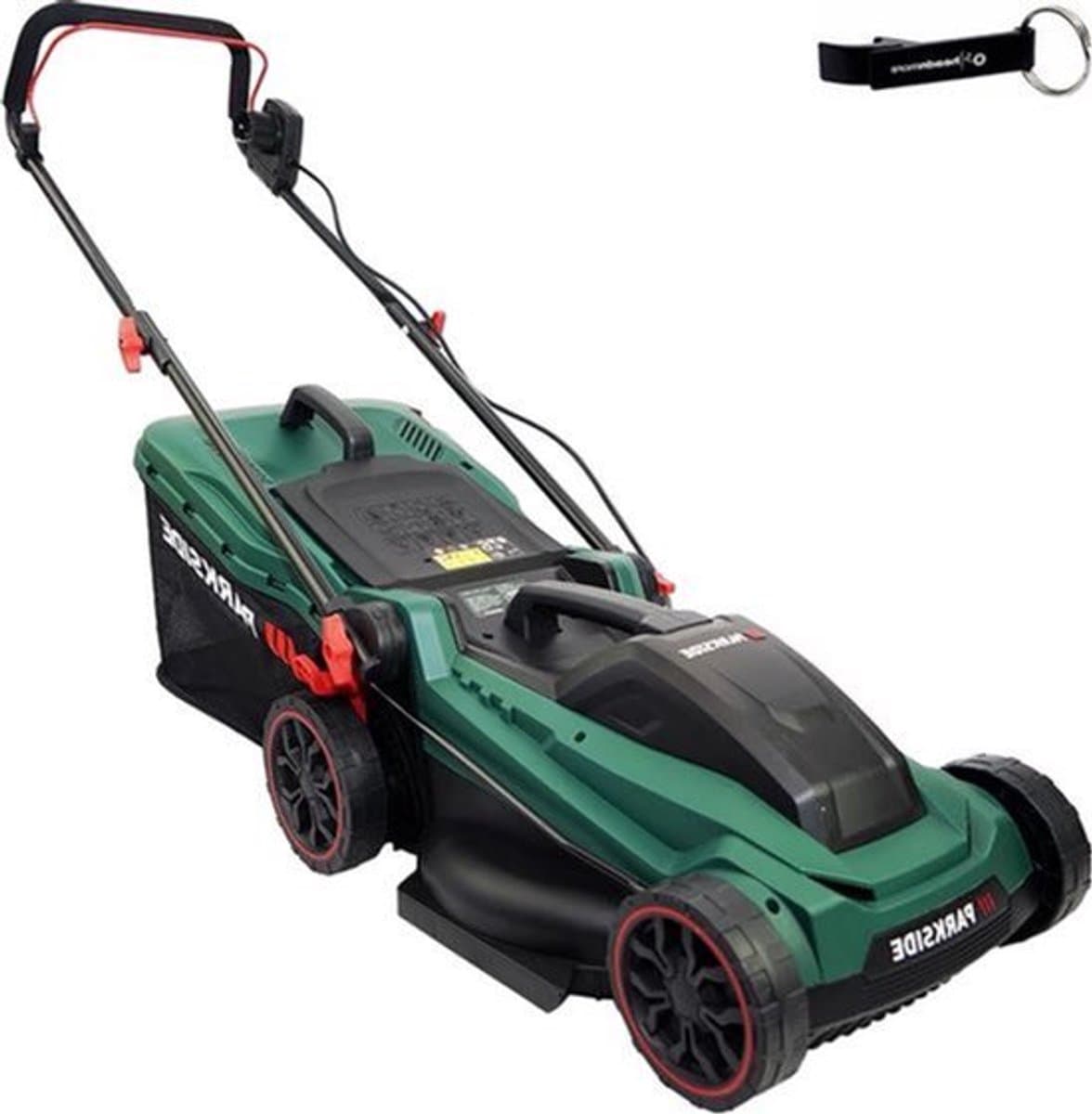 Elektrische Grasmaaier – Elektrisch Maaidorser – Gazonmaaier – Grasmaaier – Tuinmaaier – 1500 W Motor – 40 Liter Opvangzak Met Indicator — afbeelding 1