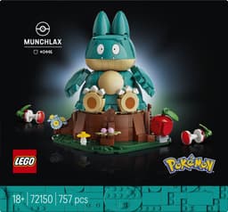 LEGO Pokémon - Munchlax Figuur Bouwpakket voor Volwassenen en Woondecoratie - 72150 — thumbnail 1