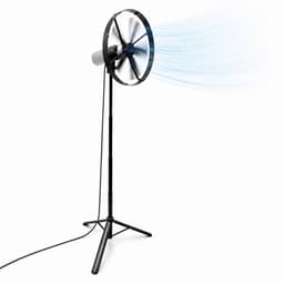 Caliber Draadloze ventilator met Standaard - Kantelbaar en Draaibaar - Fluisterstil en krachtig - 2 Standen - Inclusief LED Lamp - Accu niet meegeleverd - Werkt met PowerSnap Accu Platform (CPS-FAN) — thumbnail 3