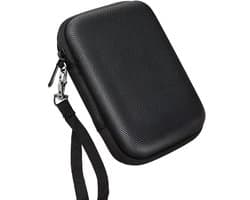 SnelShoppen - Hard Travel Case voor Externe Harde Schijf 1TB/500GB - Schokbestendig, Waterdicht, EVA Materiaal, Inclusief Opbergruimte voor Kabels, Id