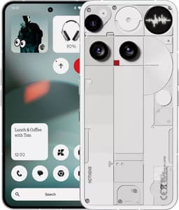 Nothing Phone (3) 12/256GB Wit – Glyph Interface & 50MP Camera — thumbnail 1