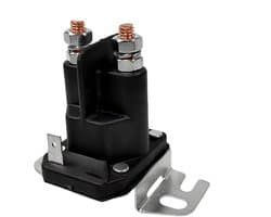 Startrelais Grasmaaier - Motoronderdeel - Motor Starten - 12V Solenoïde - 6x6x8 cm - Zwart