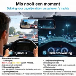 Fokelyi Dashcam Hardwire Kit - Accustroom - Constante Voeding - 12-24V Type-C - voor auto - laagspanningsbeveiliging - 24-Uurs Bewaking — thumbnail 3