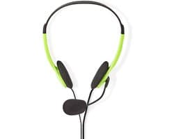 Nedis PC-Headset - On-Ear - Stereo - 2x 3.5 mm - Opvouwbare microfoon - Groen