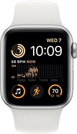 Apple Watch SE 2022 - Smartwatch - 40mm dames en heren- Zilver Aluminium — thumbnail 1